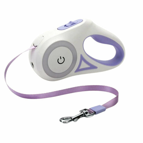 Walk with Ease – Automatic Retractable Dog Leash with Built-In Light!