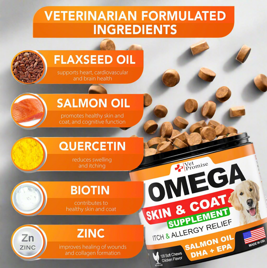 Shiny Coat, Happy Pup – Omega-3 Fish Oil Supplement for Healthy Skin and Coat