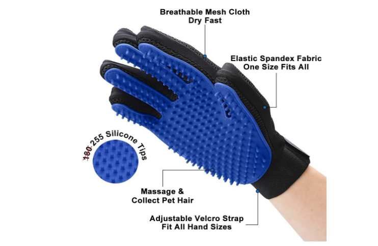 Pamper Your Pet – Gentle Pet Grooming Glove for a Smooth, Shiny Coat