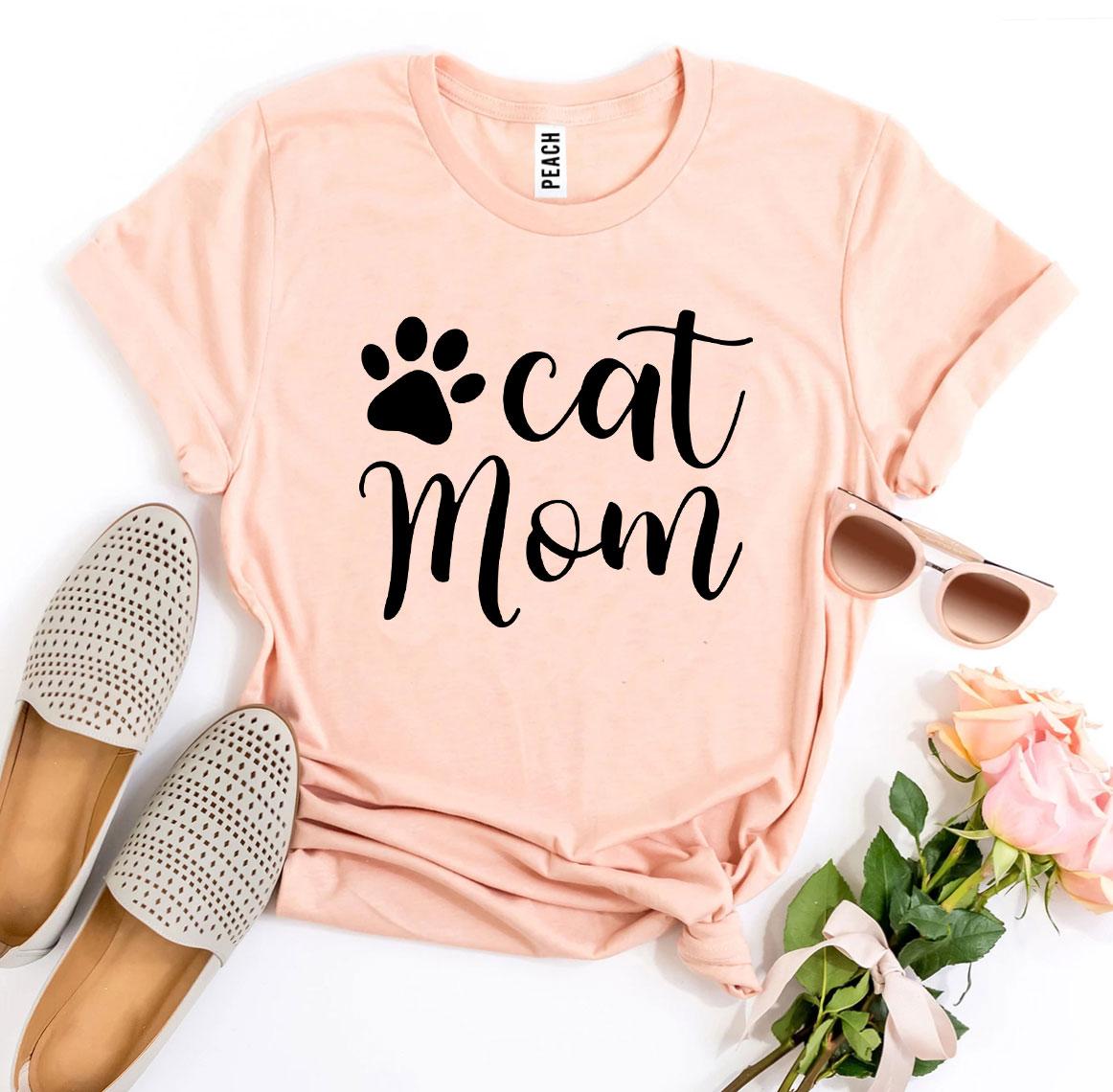 Proudly Purrfect – ‘Cat Mom’ T-Shirt