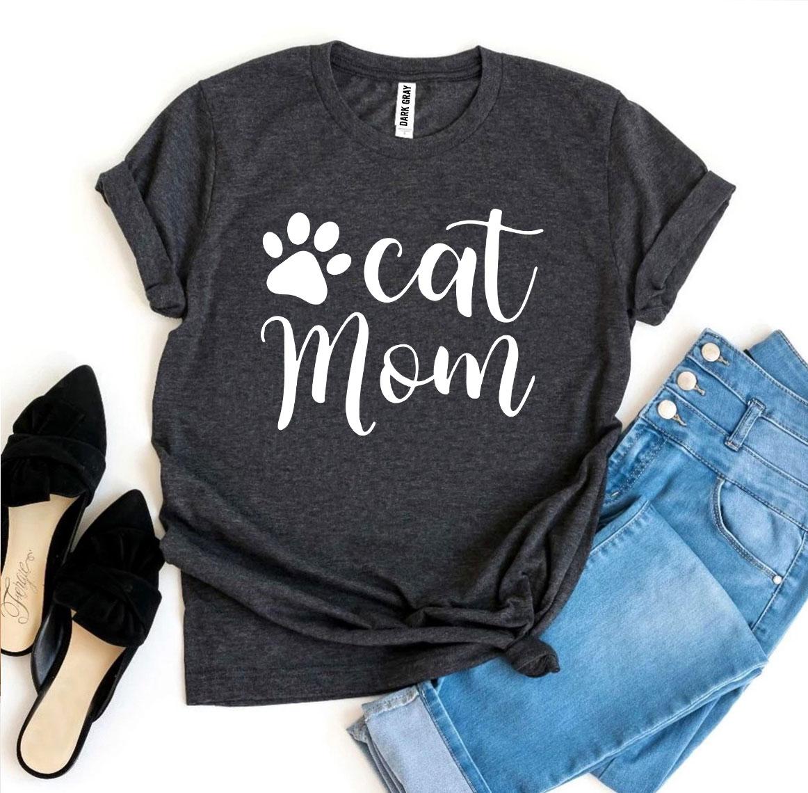 Proudly Purrfect – ‘Cat Mom’ T-Shirt