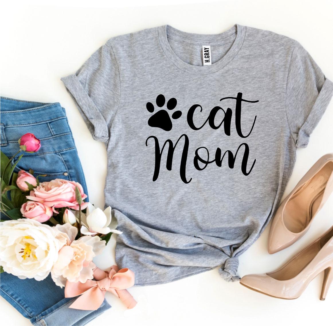 Proudly Purrfect – ‘Cat Mom’ T-Shirt