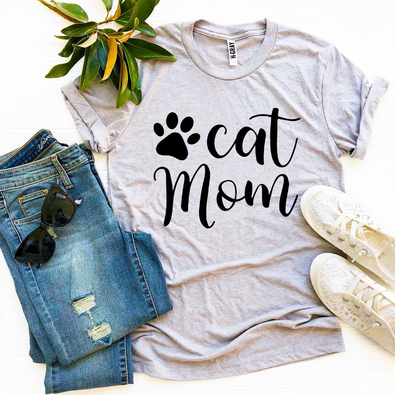 Proudly Purrfect – ‘Cat Mom’ T-Shirt