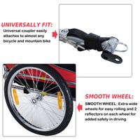 Foldable Pet Bike Trailer – Comfortable and Secure Bicycle Carrier for Dogs and Cats